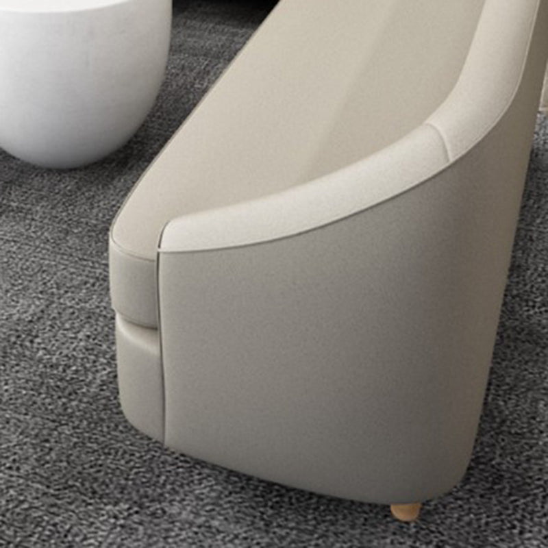 21,65 "W x 27,55" H divano braccio incasso in pelle finta