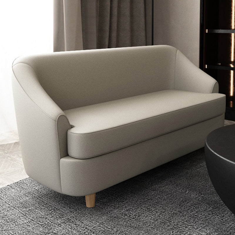 21,65 "W x 27,55" H divano braccio incasso in pelle finta