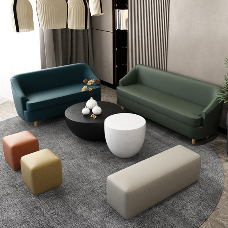 21,65 "W x 27,55" H divano braccio incasso in pelle finta