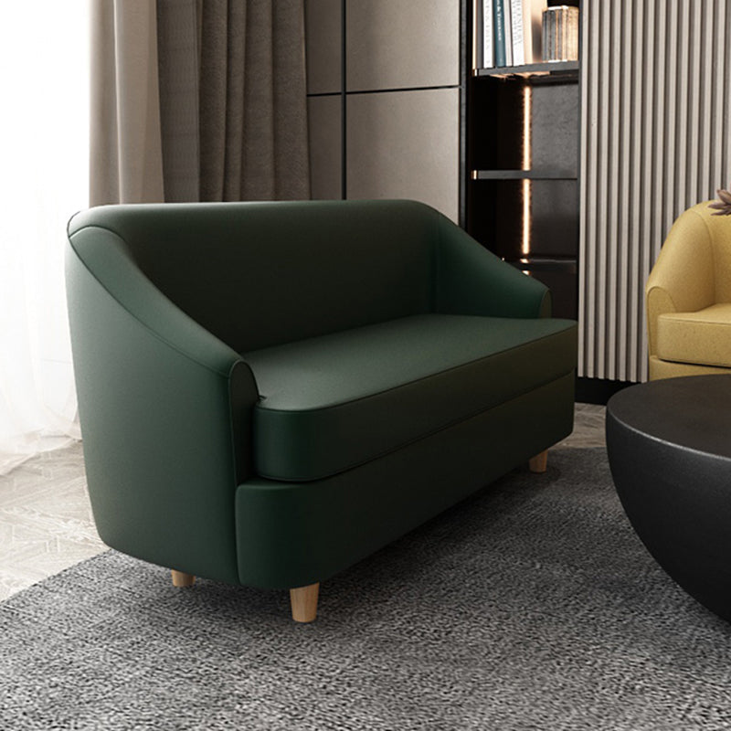 21,65 "W x 27,55" H divano braccio incasso in pelle finta