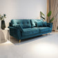 63.38 Inch Long Flared Arm Sofa Contemporary Standard Sofa for Living Room