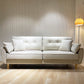 63.38 Inch Long Flared Arm Sofa Contemporary Standard Sofa for Living Room