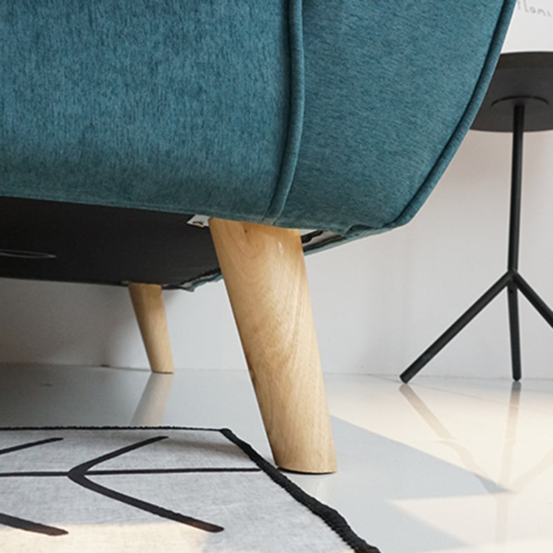 63.38 Inch Long Flared Arm Sofa Contemporary Standard Sofa for Living Room