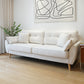 63.38 Inch Long Flared Arm Sofa Contemporary Standard Sofa for Living Room