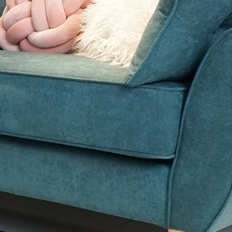 63.38 Inch Long Flared Arm Sofa Contemporary Standard Sofa for Living Room