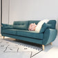 63.38 Inch Long Flared Arm Sofa Contemporary Standard Sofa for Living Room