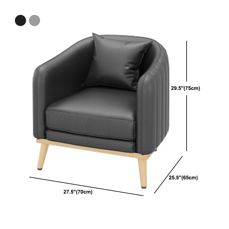 25,59 "W x 29.52" divano a braccio inclinato H con divano standard contemporaneo con schiena stretta