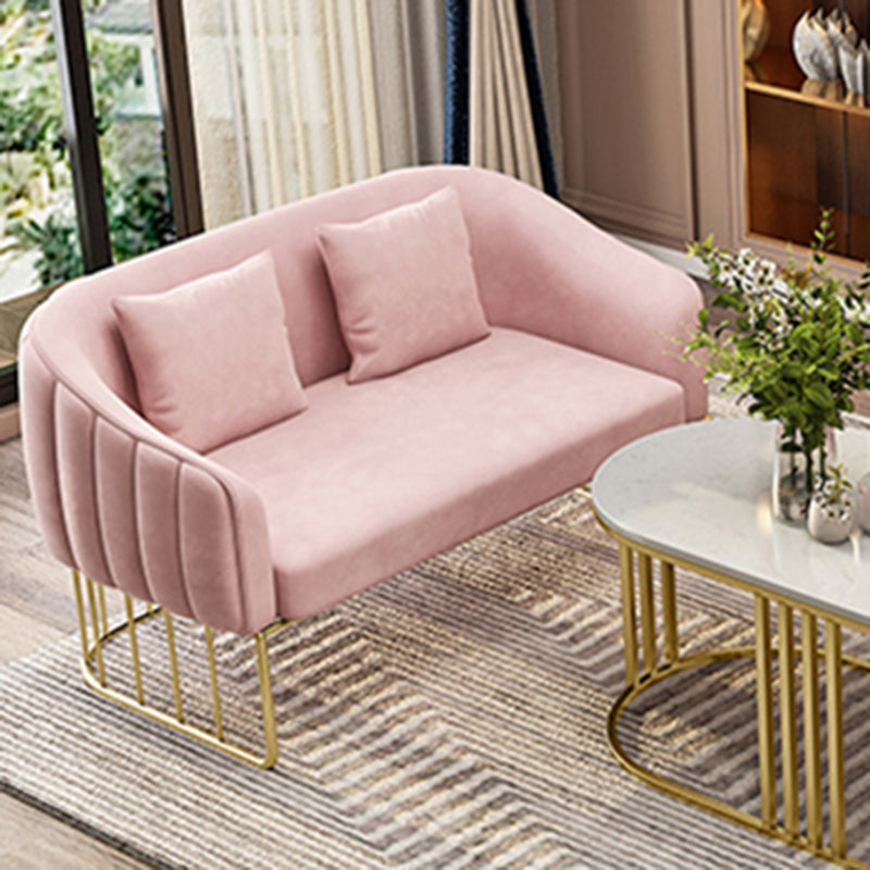 25,59 "W x 29.52" H divano a smoking in velluto divano contemporaneo divano con schiena stretta