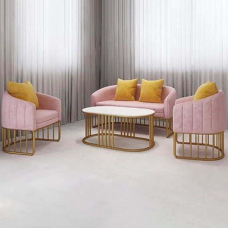 25,59 "W x 29.52" H divano a smoking in velluto divano contemporaneo divano con schiena stretta