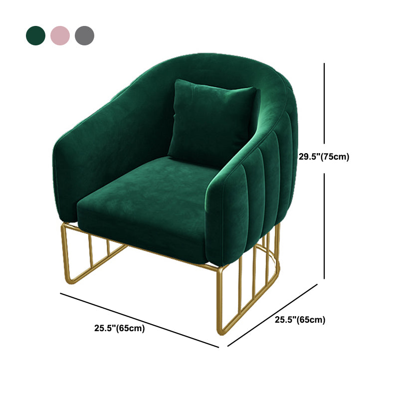 25,59 "W x 29.52" H divano a smoking in velluto divano contemporaneo divano con schiena stretta