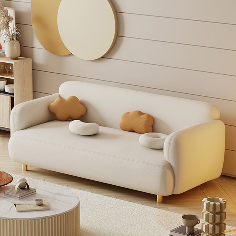 Divano standard di divano standard contemporaneo di divani in fux resistente alle macchie