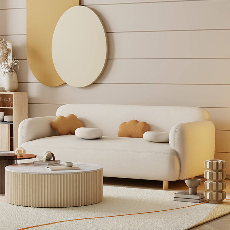 Divano standard di divano standard contemporaneo di divani in fux resistente alle macchie