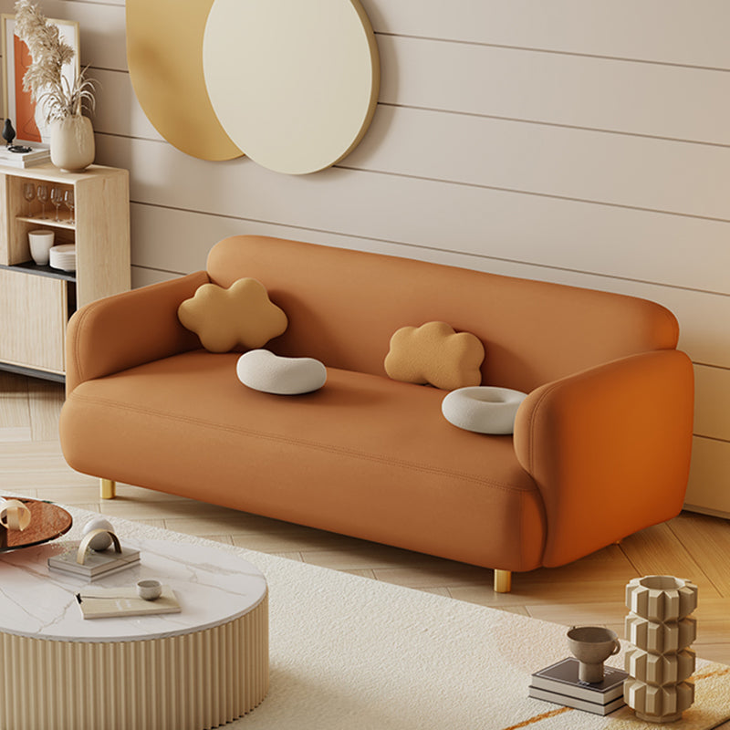 Divano standard di divano standard contemporaneo di divani in fux resistente alle macchie