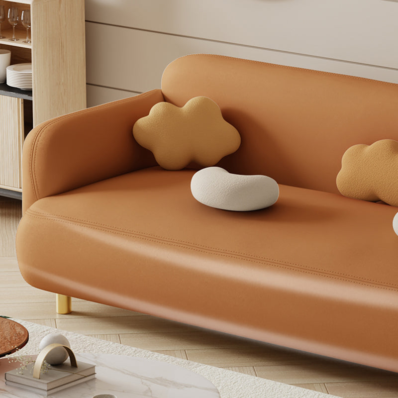 Divano standard di divano standard contemporaneo di divani in fux resistente alle macchie