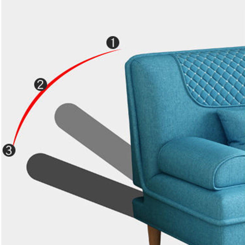 Divano contemporaneo con posti a sedere per il braccio ad incasso da letto a 2 cuscini