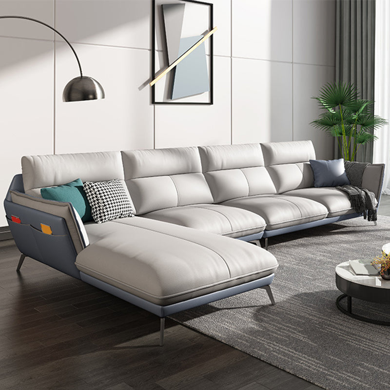 Divano in stile moderno imitazione imitazione in pelle bracciolo cuscino divano posteriore