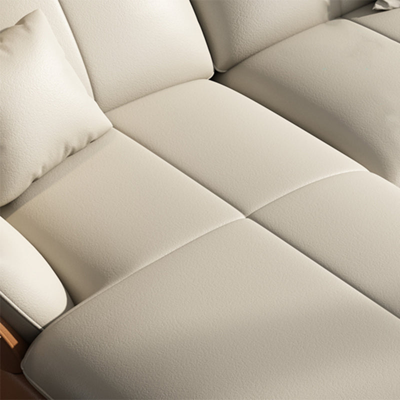 Collapsible Armrest Cushioned Backrest Sofa Bed Sponge Padded Sofa Clearhalo 'furn' 'furn_sectionals' 'Furniture' 'Living Room Furniture' 'Sectionals' 5583423