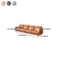 Sloped Armrest Cushioning Backrest Sofa Bed Latex Seat Padding Multicolor Selection Sofa