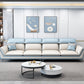 Faux Leather Flared Arm Sofa/Sectional for Liiving Room and Apartment