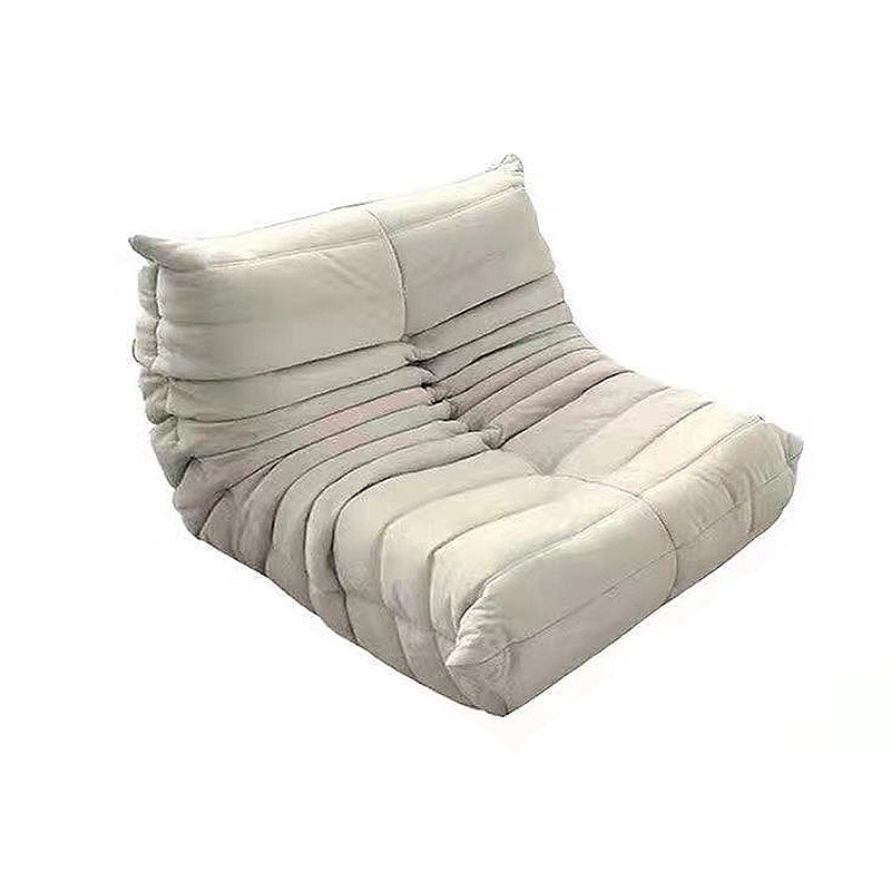 Sewn Pillow Back Accent Chair 27.5" H Armless Chair for Living Room