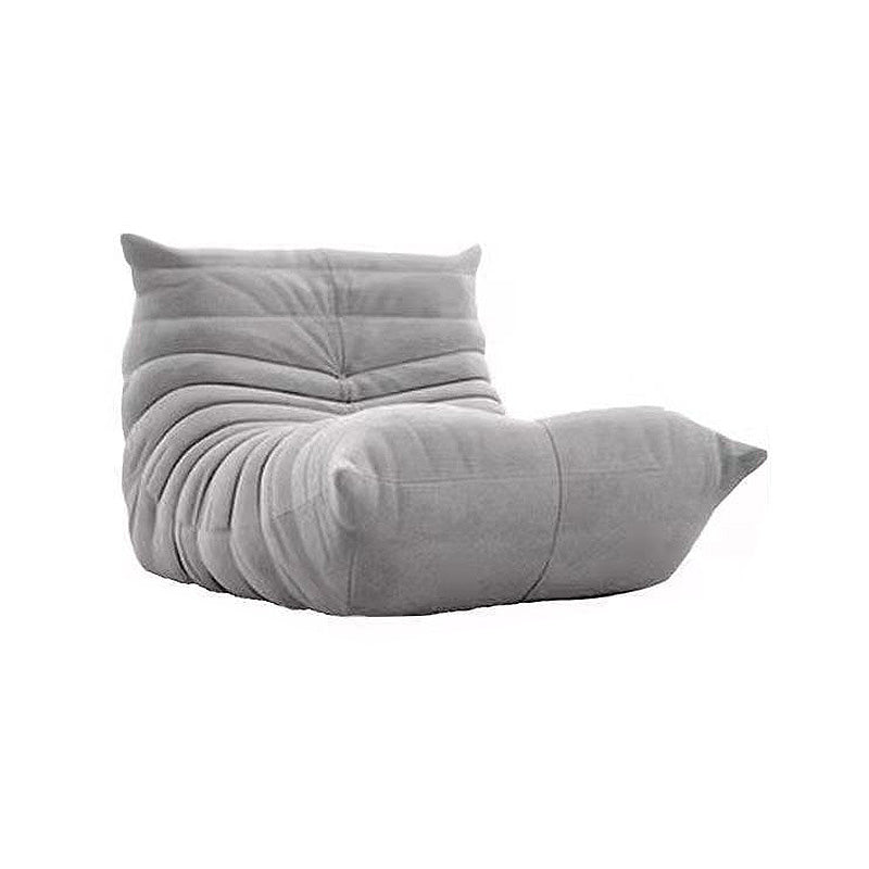 Sewn Pillow Back Accent Chair 27.5" H Armless Chair for Living Room