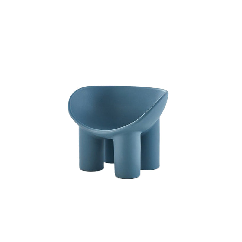 Four Leg Papasan Chair 33.07" L x 18.11" W x 24.80" H Armless Accent Chair with Fixed Back Peacock Blue Clearhalo 'Accent Chairs' 'accent_chairs' 'Chairs & Seating' 'furn' 'furn_accent_chairs' 'Furniture' 'Living Room Furniture' 5583621