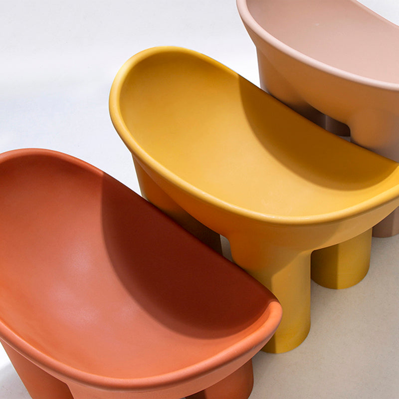 Four Leg Papasan Chair 33.07" L x 18.11" W x 24.80" H Armless Accent Chair with Fixed Back Clearhalo 'Accent Chairs' 'accent_chairs' 'Chairs & Seating' 'furn' 'furn_accent_chairs' 'Furniture' 'Living Room Furniture' 5583630