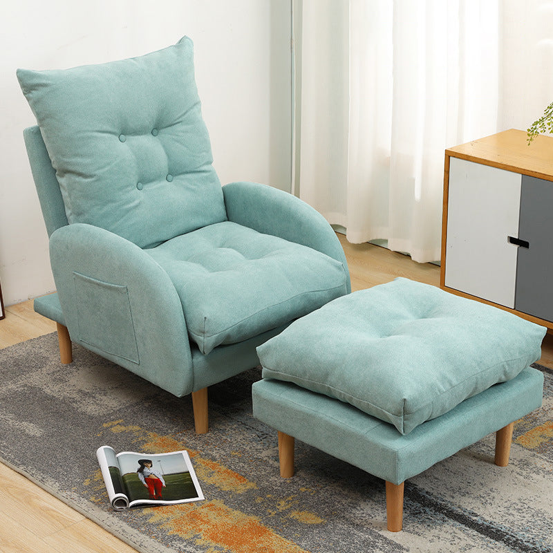 Linnen converteerbare stoel 28.74 "l x 33.85" w x36.61 "h tufted kussens stoel