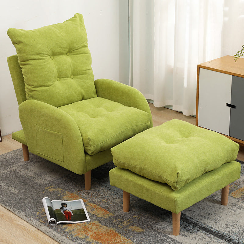 Linnen converteerbare stoel 28.74 "l x 33.85" w x36.61 "h tufted kussens stoel