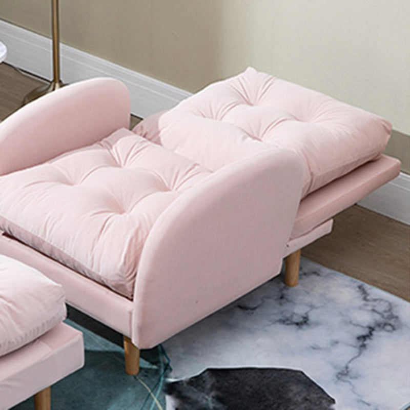 Linnen converteerbare stoel 28.74 "l x 33.85" w x36.61 "h tufted kussens stoel