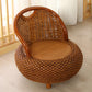 Rattan armloze stoel 19.68 "L x 19.68" W Basic Four Legs Chair for Living Room
