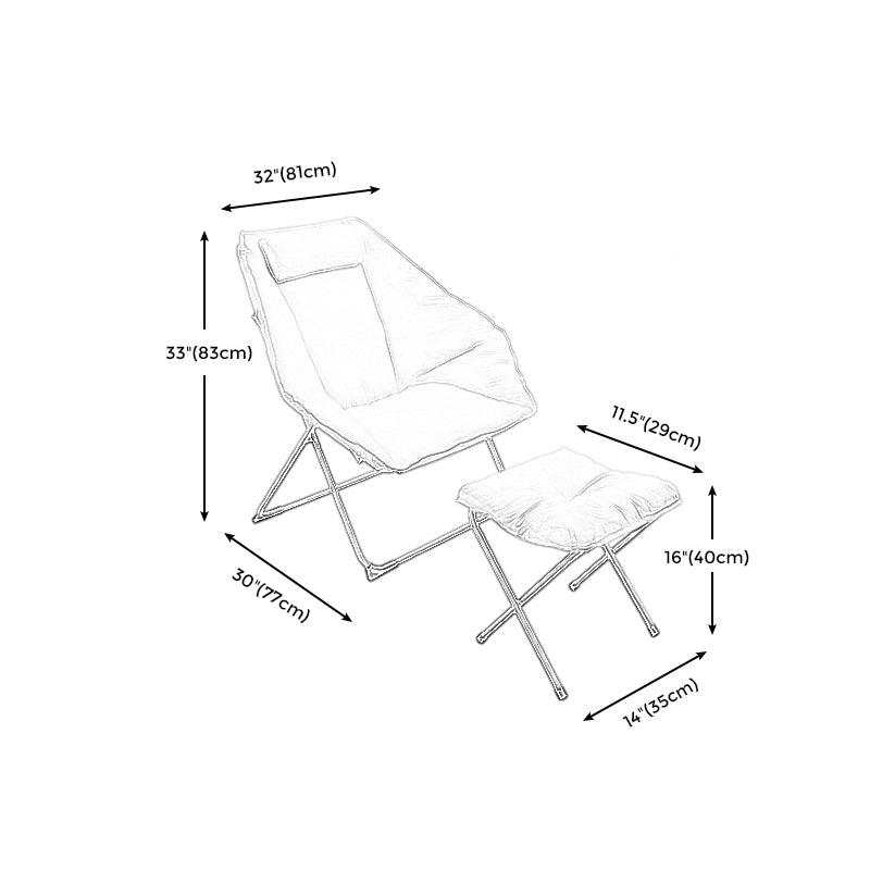 Chaise en velours 31,8 "L x 30,3" W x32.6 "H ARMES CHAISE INCLUS POUR LE SOIR