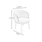 Arms Included Chair 19.6" L x 20.8"W x29.5 H  Chair for Living Room