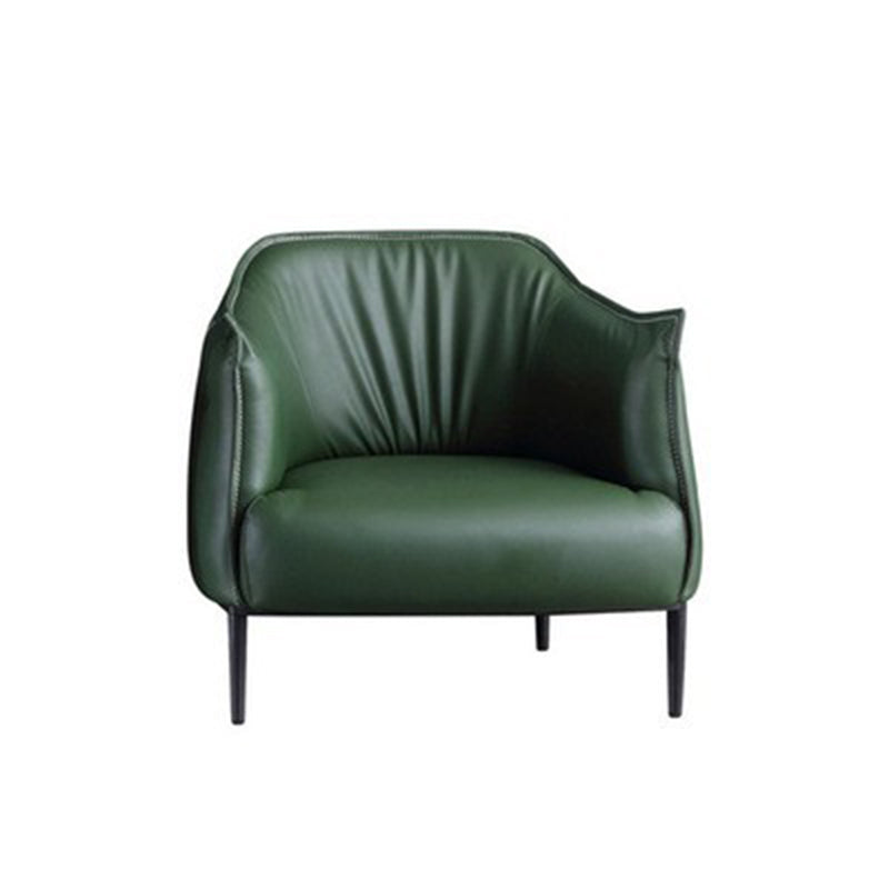 Chaise de bras en faux cuir 32.28 "L x 32.28" W x 29,92 "H Accent fauteuil pour le salon