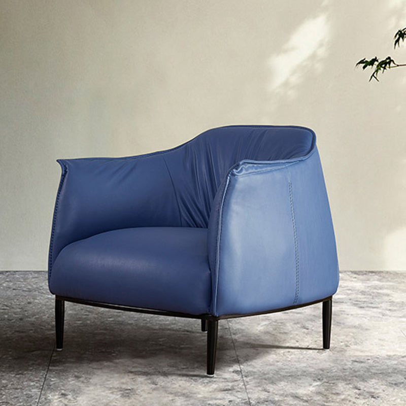 Chaise de bras en faux cuir 32.28 "L x 32.28" W x 29,92 "H Accent fauteuil pour le salon