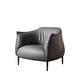 Chaise de bras en faux cuir 32.28 "L x 32.28" W x 29,92 "H Accent fauteuil pour le salon