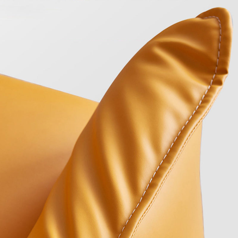 Chaise de bras en faux cuir 32.28 "L x 32.28" W x 29,92 "H Accent fauteuil pour le salon