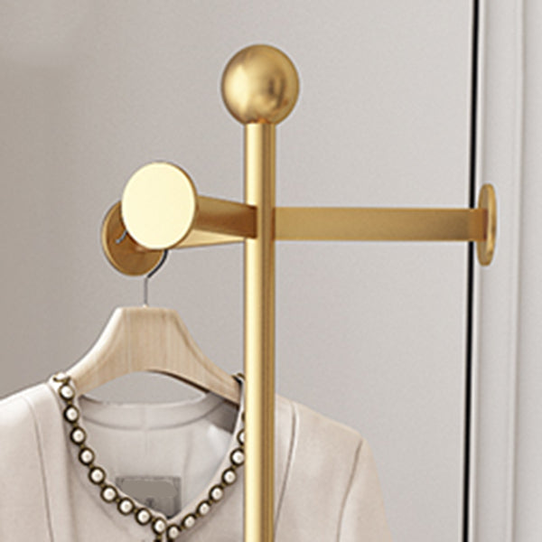 Luxuriöser Marmorattrack Metal Eingangsstange Coat Rack Lagerregale