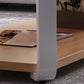 Modern Style Wooden Rectangular Table with Abstract Base for Storage Rack Coffee Table Clearhalo 'Coffee & Accent Tables' 'Coffee Tables' 'coffee_tables' 'furn' 'furn_coffee_tables' 'Furniture' 'Living Room Furniture' 5584537