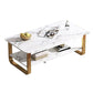 Modern Style Wooden Table with Rectangular Storage Rack Coffee Table Clearhalo 'Coffee & Accent Tables' 'Coffee Tables' 'coffee_tables' 'furn' 'furn_coffee_tables' 'Furniture' 'Living Room Furniture' 5584556