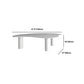 Modern Slate 3 Legs Coffee Table Single White Cocktail Table