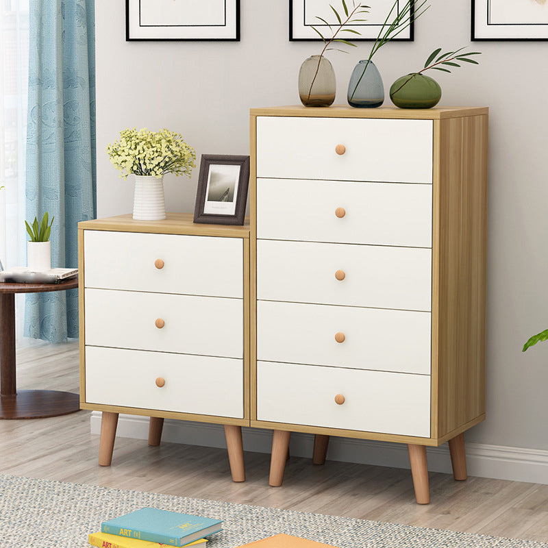 Wood Rectangle Accent Chest with Straight Legs Chest 15.74" Wide