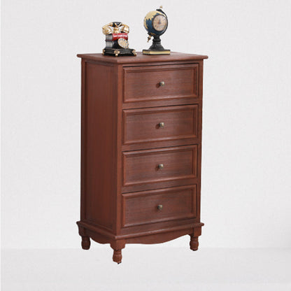 Rectangle Accent Chest with Drawers 13.77" Wide Wood Chest Contemporary