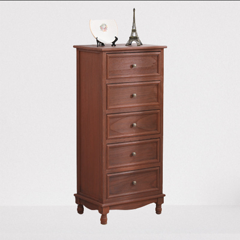 Rectangle Accent Chest with Drawers 13.77" Wide Wood Chest Contemporary