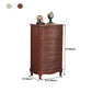 Rectangle Accent Chest with Drawers 13.77" Wide Wood Chest Contemporary