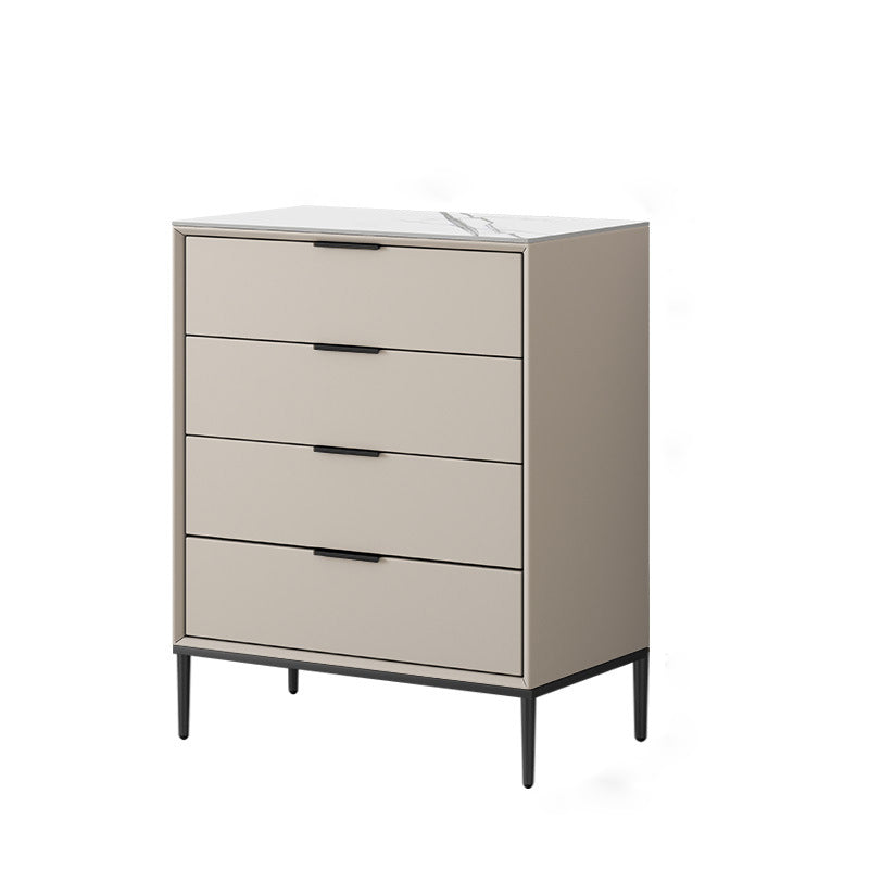 15.74" Wide Modern Accent Chest with Soft Close Drawers Chest 24"L x 16"W x 37"H Light Gray Clearhalo 'Cabinets & Chests' 'cabinets_chests' 'furn' 'furn_cabinets_chests' 'Furniture' 'Living Room Furniture' 5585838