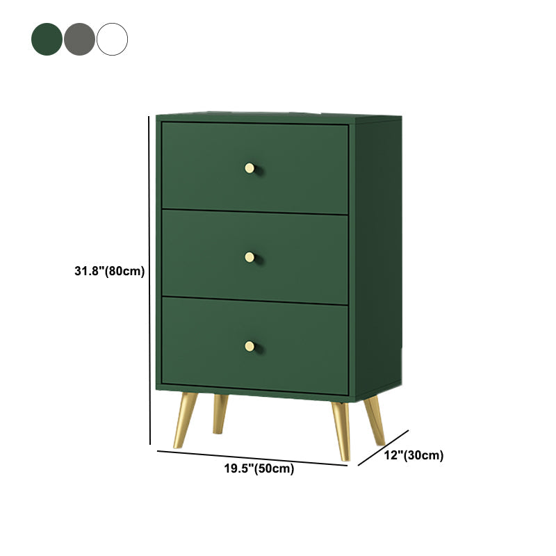 Modern Accent Chest with Storage Drawers and 4 Golden Legs Chest Clearhalo 'Cabinets & Chests' 'cabinets_chests' 'furn' 'furn_cabinets_chests' 'Furniture' 'Living Room Furniture' 5585897