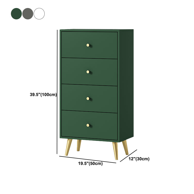 Modern Accent Chest with Storage Drawers and 4 Golden Legs Chest Clearhalo 'Cabinets & Chests' 'cabinets_chests' 'furn' 'furn_cabinets_chests' 'Furniture' 'Living Room Furniture' 5585898