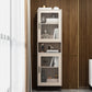 Modern Wooden Storage Cabinet with 2 Glass Doors and Storage Shelf