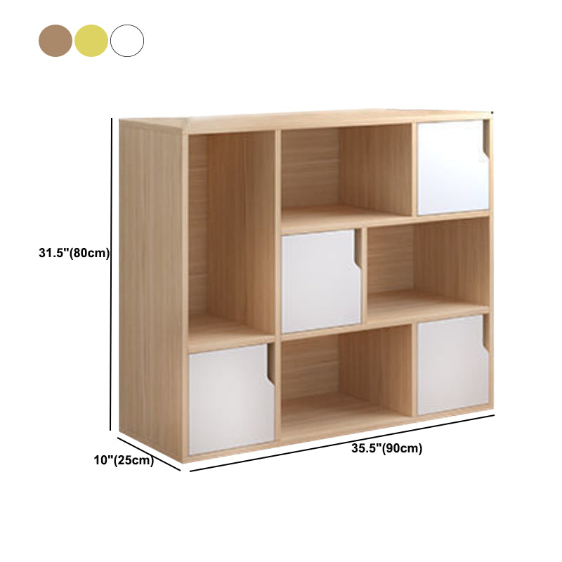 Contemporary Wooden Side Cabinet with Storage Shelves and Doors Clearhalo 'Cabinets & Chests' 'cabinets_chests' 'furn' 'furn_cabinets_chests' 'Furniture' 'Living Room Furniture' 5585972